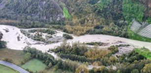 La Guida - Valle Gesso, crollato il ponte delle terme e isolata la frazione di San Giacomo