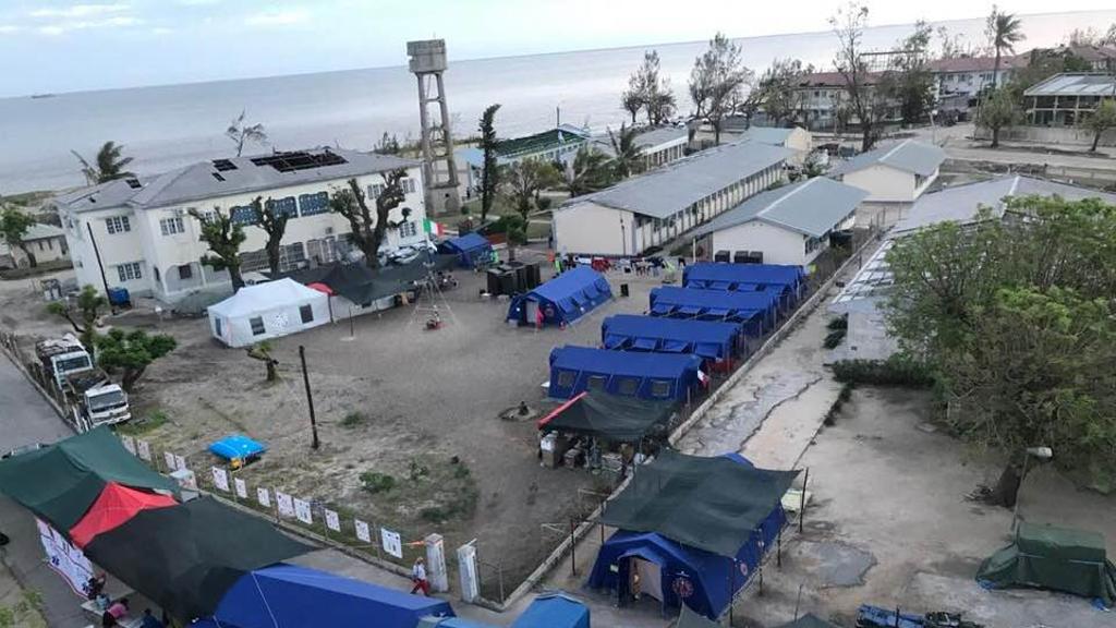 L'ospedale da campo allestito in Mozambico dalla missione piemontese