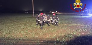 La Guida - Auto fuori strada a Cherasco