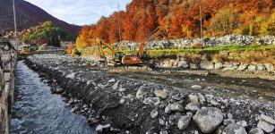 A Vernante estratti 27mila metri cubi di materiale portati dall’alluvione La Guida - A Vernante estratti 27mila metri cubi di materiale portati dall’alluvione