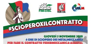 La Guida - Metalmeccanici, quattro ore di sciopero e presidio da Confindustria