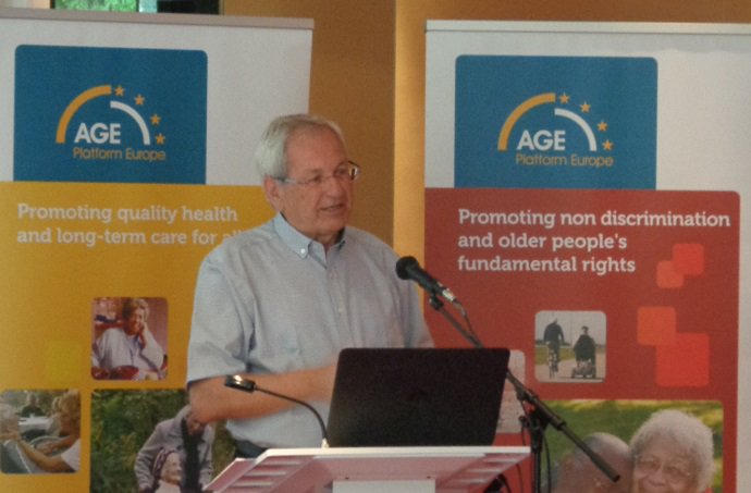 Il presidente eletto di “Age Platform Europe”, il danese Ebbe Johansen