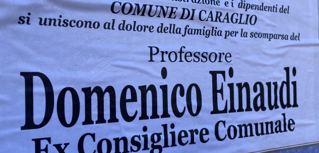 La Guida - Al Cimitero di Caraglio l’ultimo saluto al prof. Domenico Einaudi mercoledì 9 alle 15