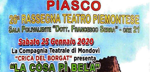 La Guida - A Piasco salta la Rassegna del teatro piemontese 