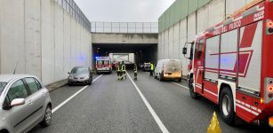 La Guida - Tangenziale di Beinette, incidente tra cinque auto