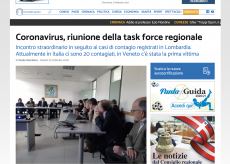 La Guida - Due anni fa come oggi, 21 febbraio, la prima riunione task force Coronavirus