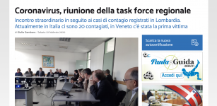 La Guida - Due anni fa come oggi, 21 febbraio, la prima riunione task force Coronavirus