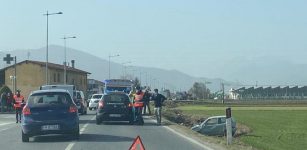 La Guida - Tre auto coinvolte in un incidente a San Defendente di Cervasca