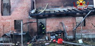 La Guida - Incendio nella notte a Chiusa Pesio in regione Gambarello