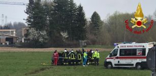 La Guida - Incidente a Beinette, auto urta rotatoria e si capotta in un prato