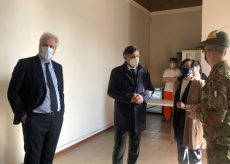 La Guida - Vaccini, inaugurato il centro alla caserma “Vian” di Cuneo