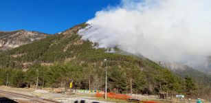 La Guida - A Vievola in fumo più di 35 ettari di bosco