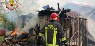 La Guida - Intervento dei Vigili del Fuoco per un incendio in via Barolo