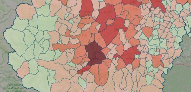 La Guida - La mappa del contagio: nella Granda solo tre Comuni oltre il 2%