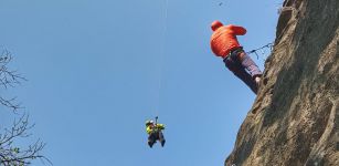 Cade durante un’arrampicata, giovane ferita a Barge La Guida - Cade durante un’arrampicata, giovane ferita a Barge