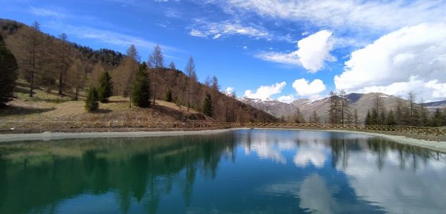 La Guida - Ecco le prime foto del lago di Varisella di Sampeyre