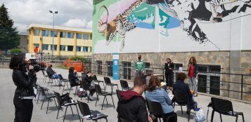 La Guida - Presentato il murale della scuola di Madonna dell’Olmo