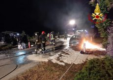 La Guida - Un morto nell’auto in fiamme a Cavallermaggiore e una donna ferita