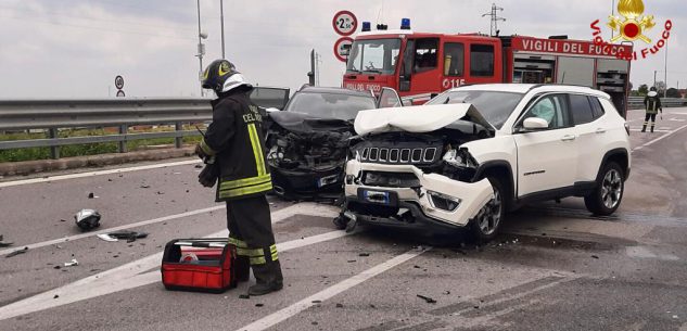 La Guida - Incidente sulla statale 231 a Fossano, tre feriti