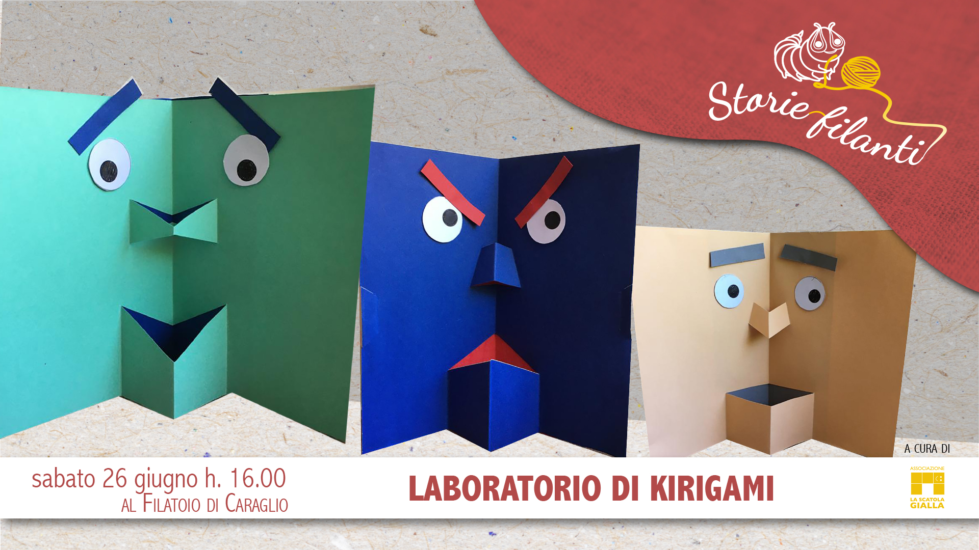 Laboratorio di Kirigami al Filatoio