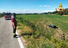 La Guida - Auto fuori strada tra Mellana e Boves, tre soccorsi