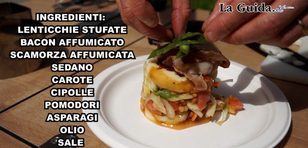 La Guida - Insalata lenticchie, bacon e scamorza (video)