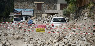 La Guida - Lungo il percorso degli Ebrei in fuga da Saint Martin Vesubie tra i disastri di oggi della tempesta Alex (foto e video)