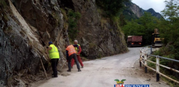 La Guida - Ripristinata la viabilità per Sant’Anna di Vinadio in seguito alla frana