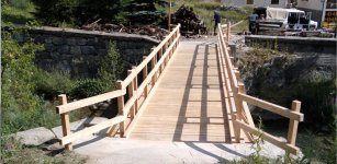 Argentera, ultimati i lavori sul ponte La Guida - Argentera, ultimati i lavori sul ponte