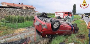 La Guida - Auto fuori strada a Savigliano, un ferito