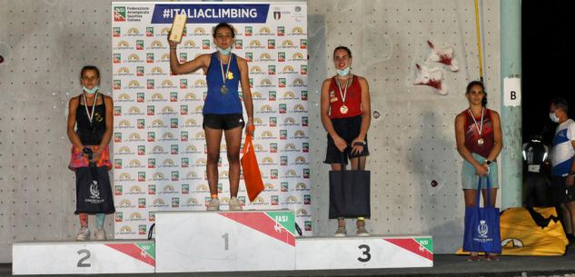 La Guida - La chiusana Irina Daziano campionessa italiana U18 Boulder