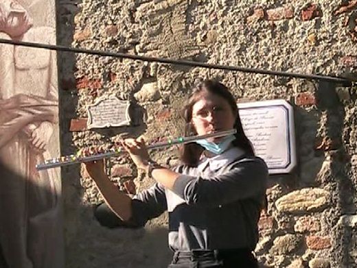 La flautista Beatrice Bozzolo