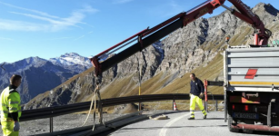 Nuove barriere di sicurezza sulla provinciale del colle dell’Agnello La Guida - Nuove barriere di sicurezza sulla provinciale del colle dell’Agnello