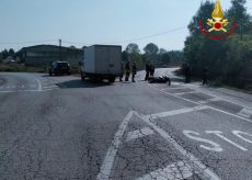 La Guida - Moto contro furgone a Peveragno