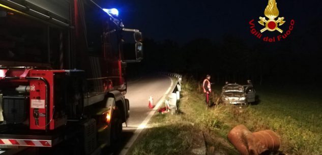 La Guida - Finisce fuori strada a Ronchi nei pressi della Michelin