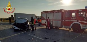 La Guida - Due persone ferite nello scontro tra due auto a Marene