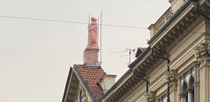 La Guida - Impacchettata la statua dell’Italia sul Palazzo della Prefettura