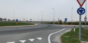 Bernezzo, lavori di riqualificazione per la rotonda “porta di valle” La Guida - Bernezzo, lavori di riqualificazione per la rotonda “porta di valle”