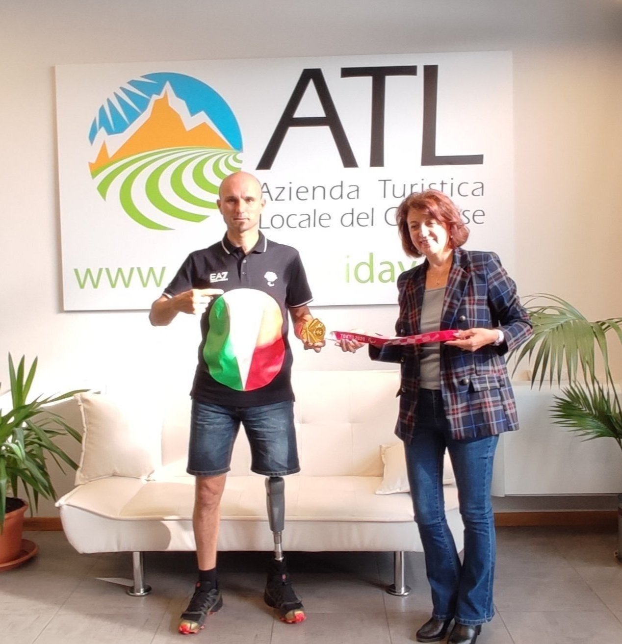Diego Colombari testimonial per la promozione del cicloturismo nel Cuneese
