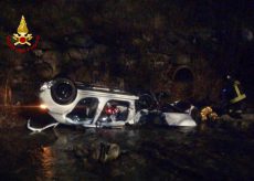 La Guida - Auto nel torrente sulla strada da Vernante e Palanfrè, quattro ragazzi coinvolti