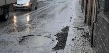 La Guida - Centallo, gravi danni al manto sulla strada per Savigliano