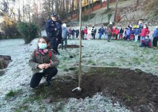 La Guida - Due frassini al Parco Grandis per la Giornata Nazionale dell’Albero