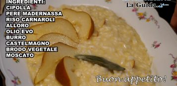 La Guida - Risotto pere e castelmagno (video)