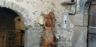 La Guida - Statue in legno nelle borgate di Sampeyre