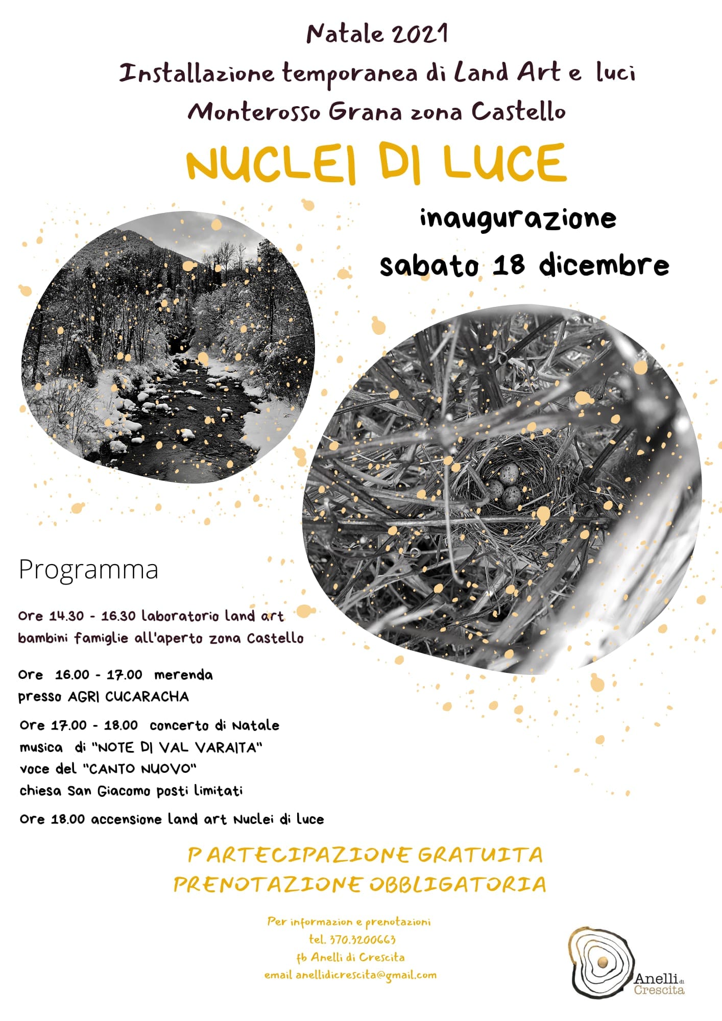Laboratorio di arte nella natura per famiglie e bambini