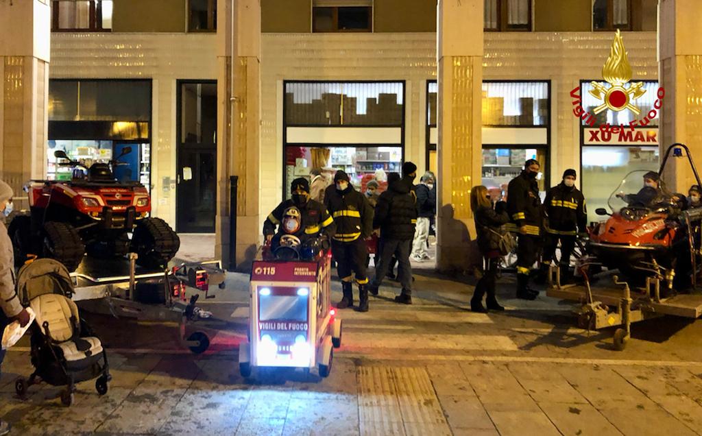 Mercatini in corso Giolitti anche con i piccoli “pompieri”