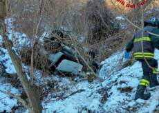 La Guida - Auto in una scarpata a Lisio, un ferito