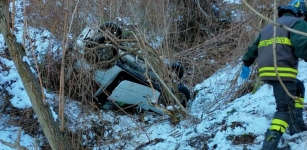 La Guida - Auto in una scarpata a Lisio, un ferito