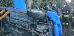 La Guida - Auto fuori strada tra Savigliano e Termine di Villafalletto