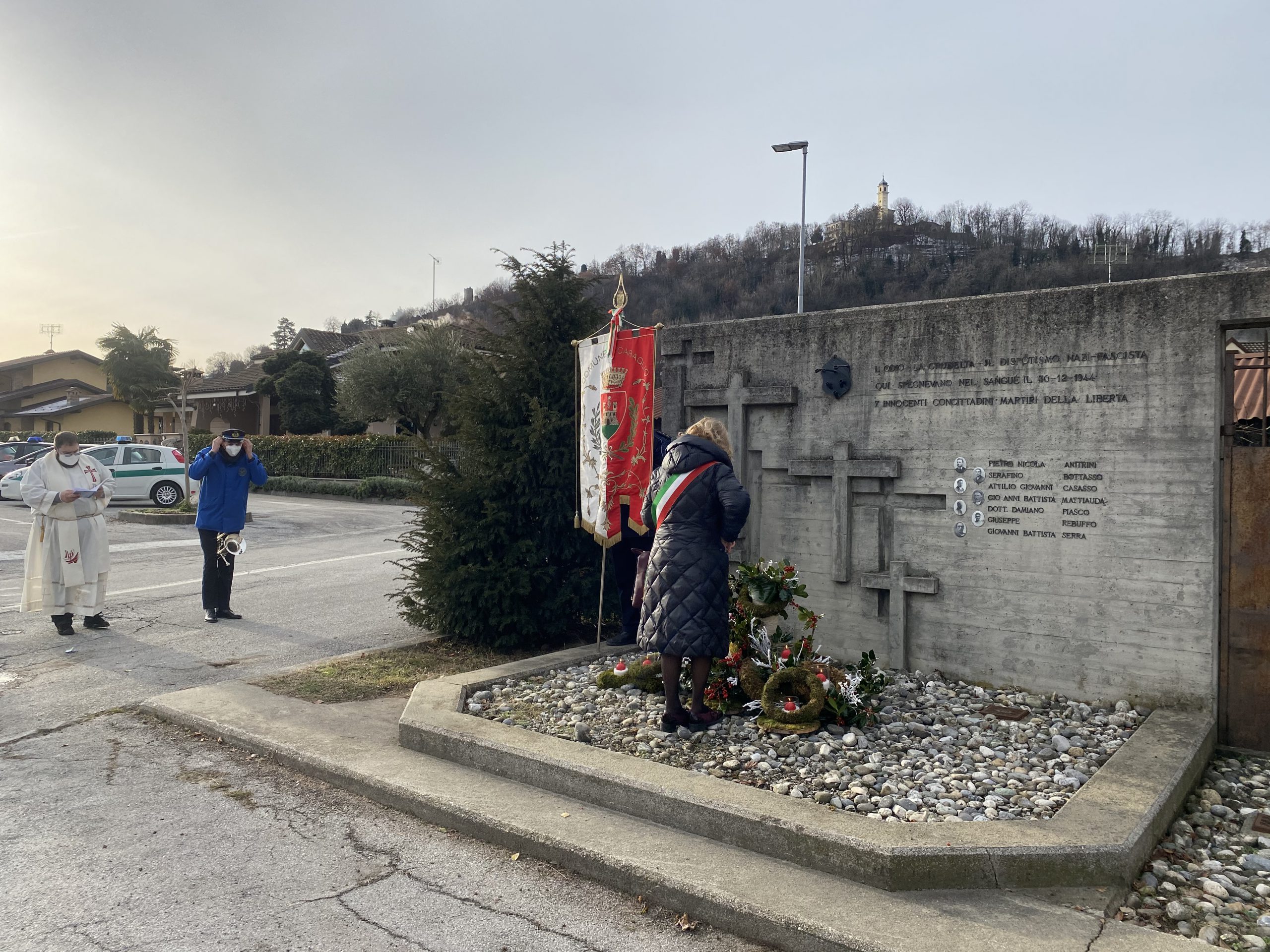 Il ricordo dei sette martiri caragliesi